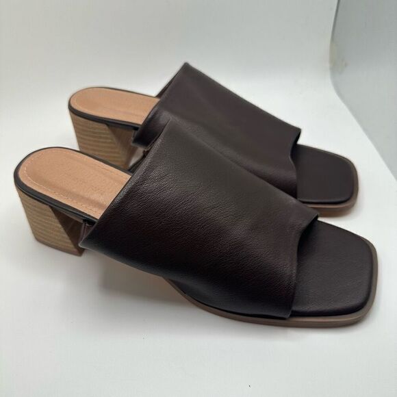 CUSHIONAIRE Women's Olympia one band dress sandal +Memory Foam 6.5 BROWN NEW - Picture 1 of 7